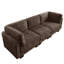Canapé d'angle modulaire avec détails froncés sur l'assise-1619518744-1619518748