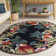 Hogle Hand Hooked Wool Floral Rug