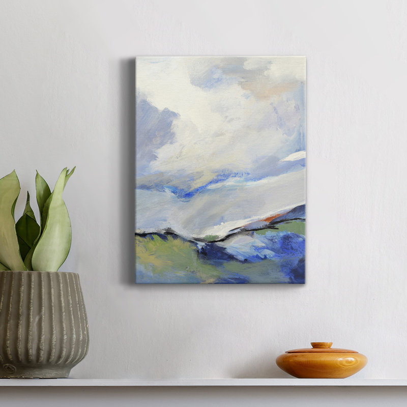 Autour du nuage III - Impression sur toile tendue, H 32 po x l 24 po x P 1 po