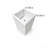Square Grove Column Planter - White-1984462913