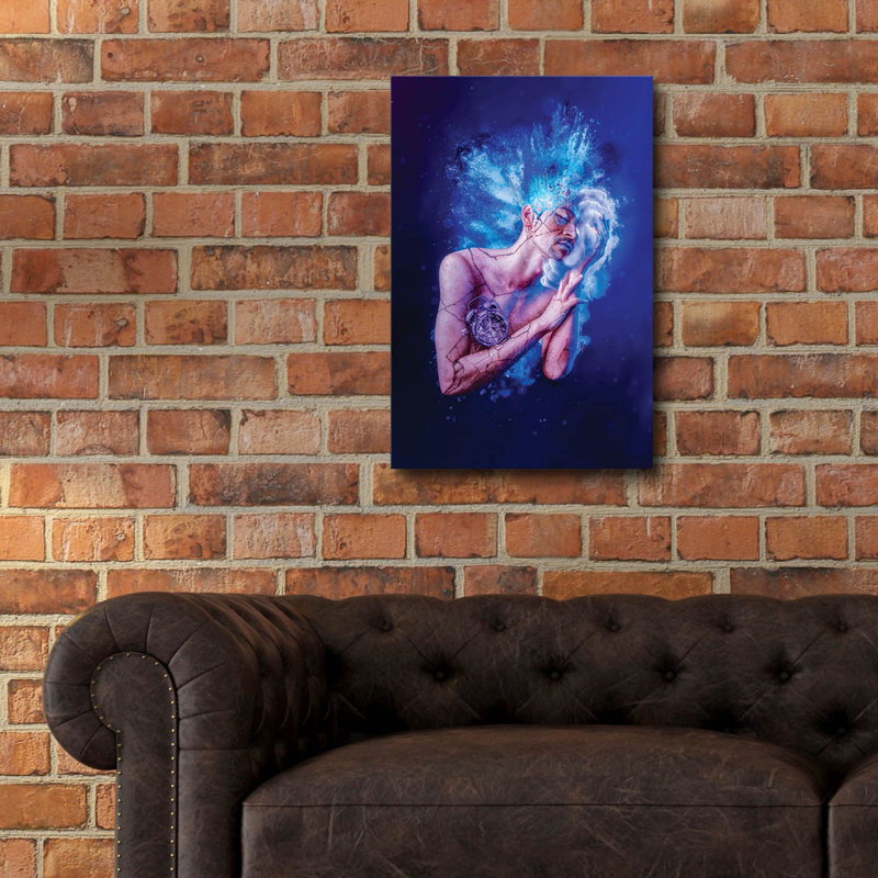 Art mural en verre acrylique paresseux, H 24 po x l 16 po x P 0,2 po