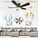 Gabrand 48'' Ceiling Fan with light