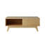 Buffet en bois avec tablettes de rangement