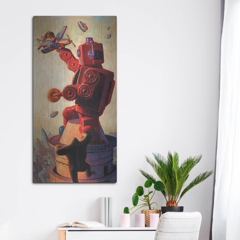 "Robo Kong" par Eric Joyner, H 48 po x l 24 po