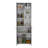 Konik 67-Inch High Storage Cabinet Kitchen Pantry With Three Doors and  Three Exterior Shelves-1350088896