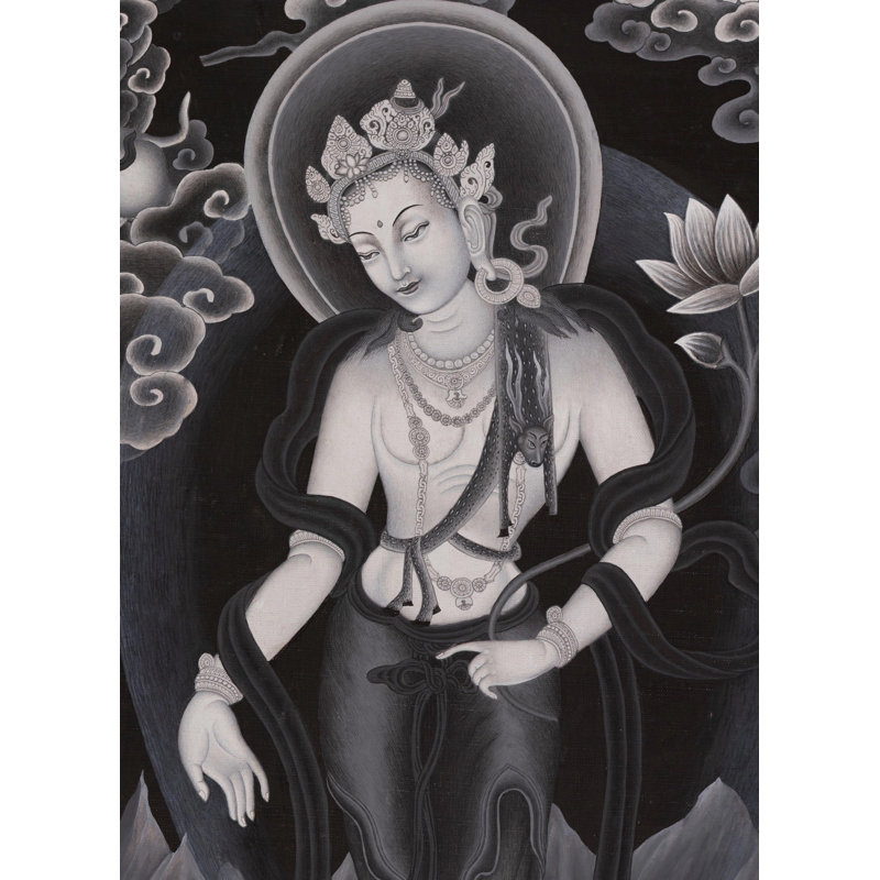 Padgani Lokeshwor Newari Thangka style (Brocadeless Thangka)