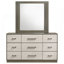 Commode 9 tiroirs avec miroir Edmondson-260640767