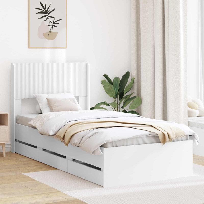 Bed, Small Single (2'6), White