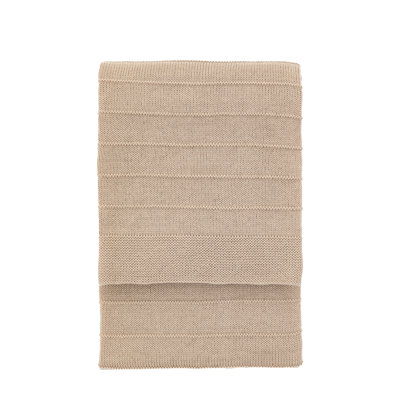 Florence Knit Throw Taupe 1300x1700mm