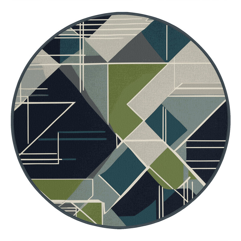 Void Horizon Rug, Round 5'