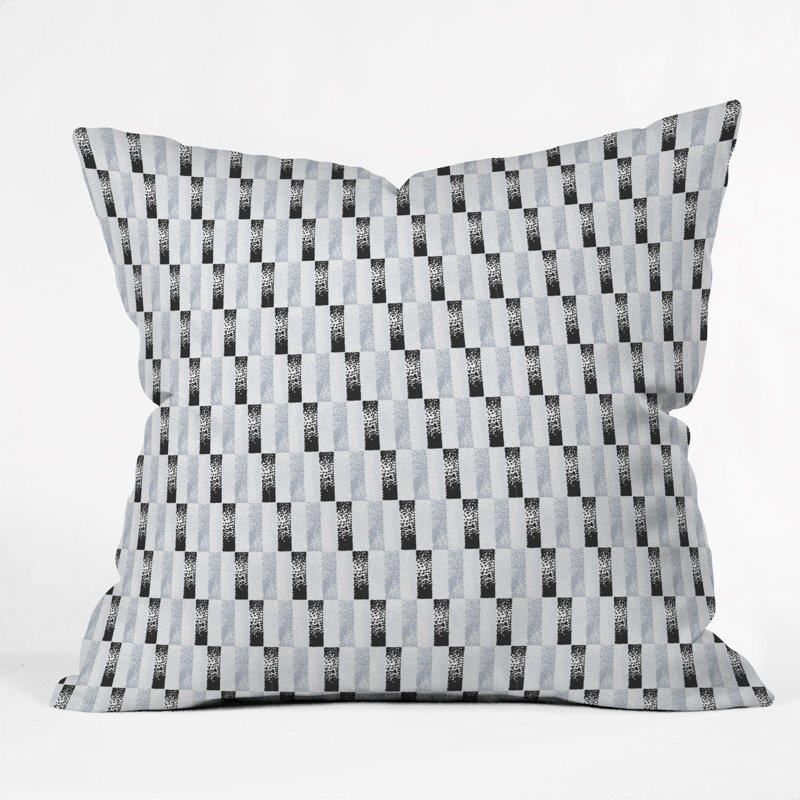 Coussin décoratif à rayures scandinaves gabriela fuente, 18 po x 18 po