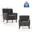 Chaise d'appoint moderne avec fauteuil capitonné et capitonné-1339542620