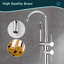 1 Handle Floor Bath Shower Mixer Bath Filler with Diverter-1061072573