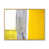 Toile naturelle avec cadre flottant