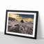Seascape Sunlight Breaking Through Framed Print-580814523