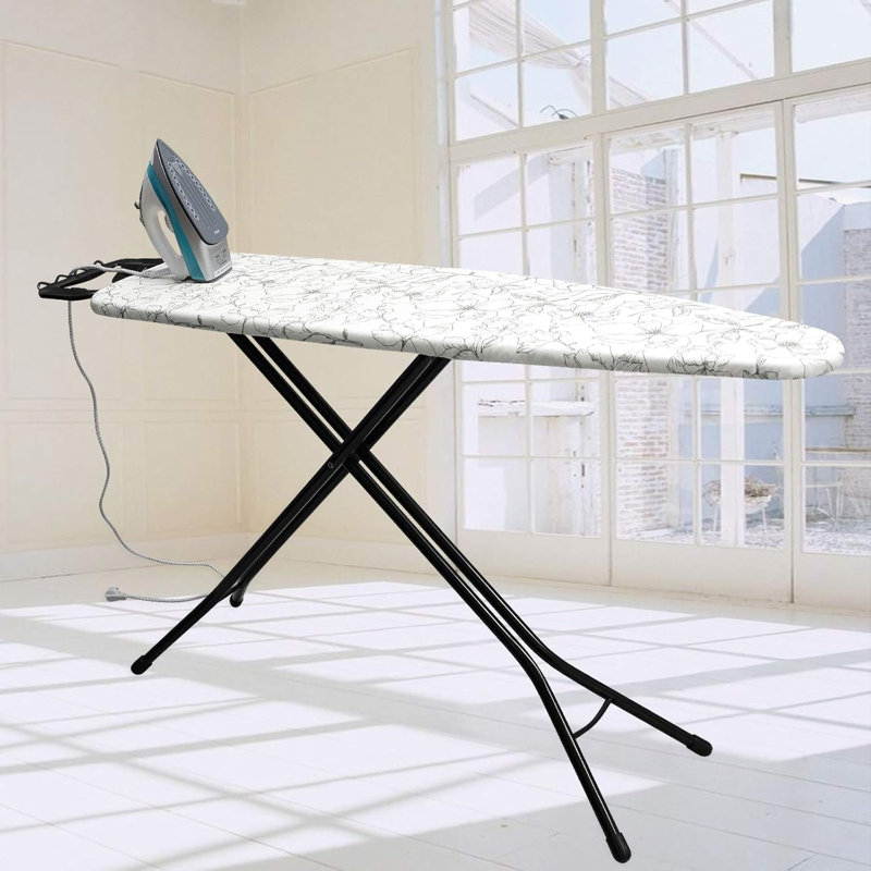 Extra-wide Ironing Board Cover Floral White