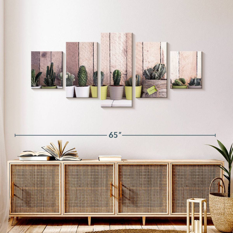 Pots de plantes succulentes, H 24 po x l 55 po