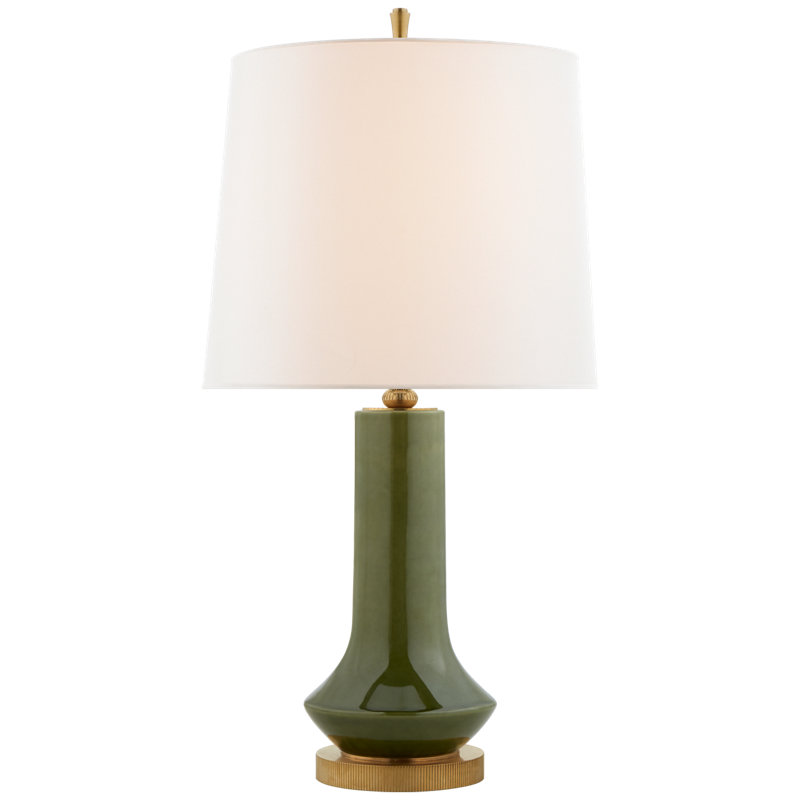 Thomas O'Brien Luisa Large Table Lamp, Emerald Green