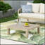 Table basse de patio en bois d'acacia rustique Oana / Brava