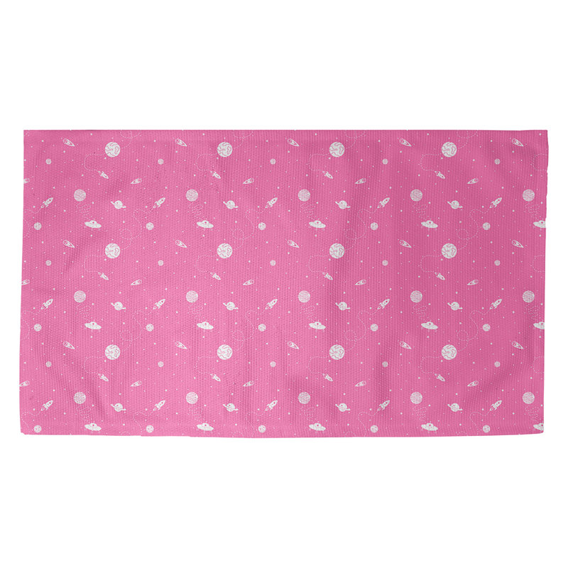 Tapis de porte intérieur espace extérieur Avicia, L 25,5 po x L 40 po, Rose