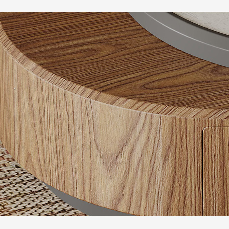 Table basse ronde moderne et minimaliste
