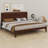 Modern Wood Platform Bed With Slat Support-50888968-50888964