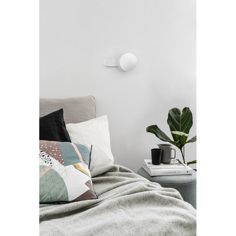 Deramus Flush Mounted Sconce, White