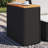  Garden Side Table Black And Brown-776827457