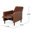 Canapé inclinable en tissu Mid-Century