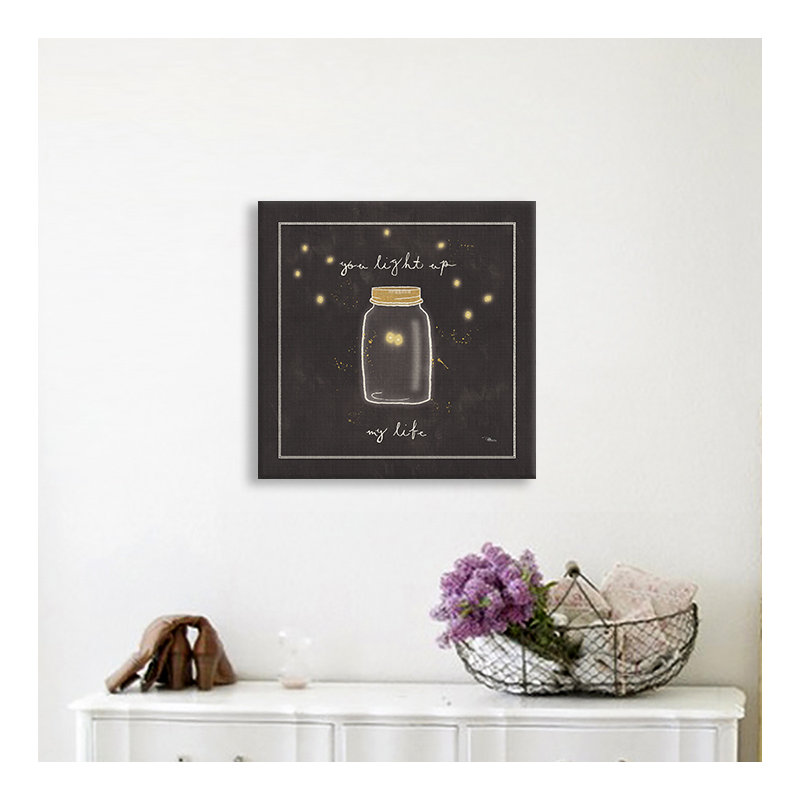 «Firefly Glow I», impression, Toile tendue, H 18 po x l 18 po x P 1,5 po