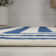 Isibeal Modern Classic Mitre Stripe Navy/Ivory Rug