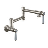 Davoli Pot Filler - Dual Handle Wall Mount - Traditional