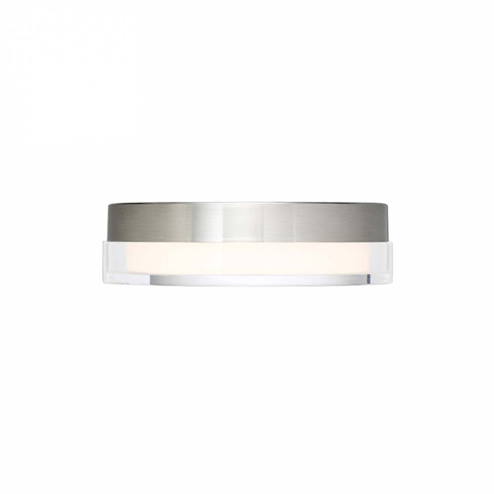 Pi Single Light Flush Mount, 3500K, 2.5" H x 6.25" W x 6.25" D, Black