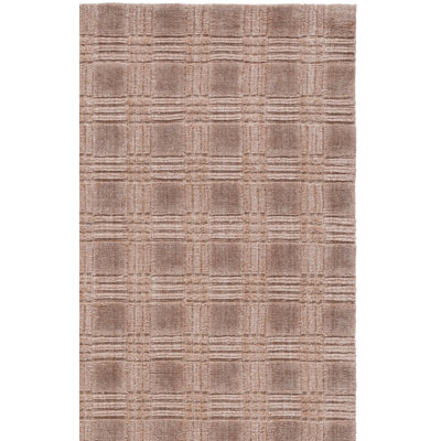 Hand-Loomed Plaid Performance Rug