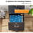 Kayeson 15.7'' Wide 2 -Drawer Mobile File Cabinet-1136724638