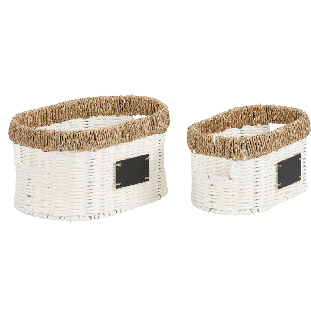 Beachcrest Home™ Wicker Decorative Basket Beachcrest Home™