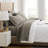 Southshore Fine Linens Vilano Springs Extra Deep Pocket 6-Piece Sheet Set, Ultra Soft Double-Brushed 110 GSM Microfiber Bedding, 21-Inch Deep Pocket, 4 Pillowcases, California King, Dark Taupe-86340230-86340210
