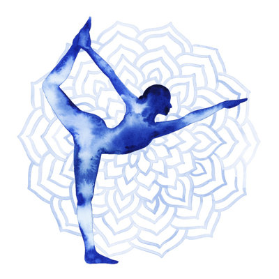 «Yoga Flow I» par Grace Popp - impression sur toile tendue