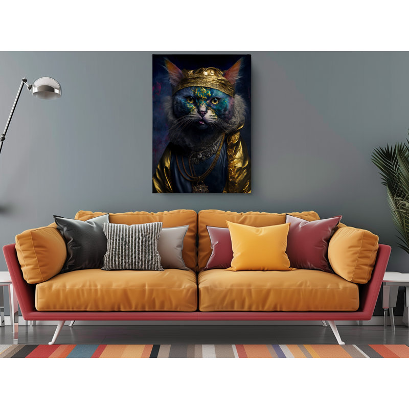 «Jordayn» Fortuneteller Cat Forecaster, 60" H x 40" W