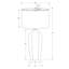 Lighting, 27 po, lampe de table, céramique, abat-jour, moderne