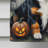 Double Sided 40'' H x 28'' W Polyester Halloween House Flag