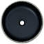 Metro Lane Bolme 41mm L x 41mm W Black/Grey Ceramic Circular Sink