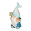 Statue de gnome de jardin en forme de queue de sirène avec panneau «Welcome to the Beach» Exhart, 5 x 4 x 8,5 po