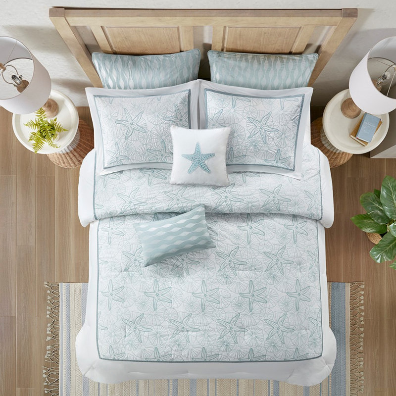 Coussin en coton Coastal Comfort