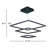 Agir 27.75" W 3-Light Dimmable LED Tiered Chandelier