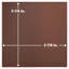 Carreau de céramique pour mur et plancher Klinker 6 po x 6 po Quarry-35928061