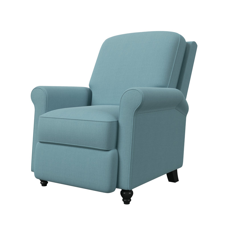 Leni Upholstered Recliner, Teal