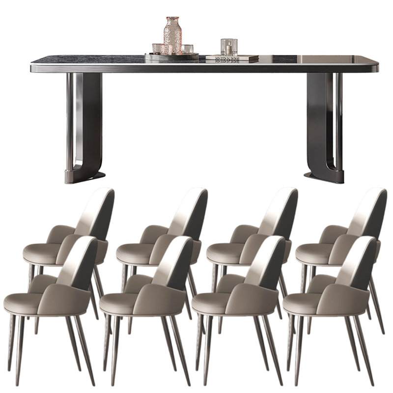 Ensembles de table luxueux de style italien, Noir, noir, noir, noir