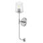 Viva Single Transparent Dimmable Bath Sconce