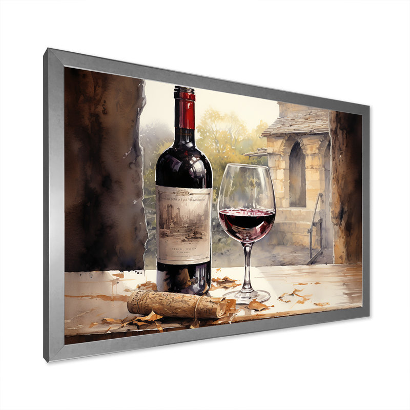Ports Presence sur toile, Cadre simple argenté, H 24 po x l 32 po x P 1 po